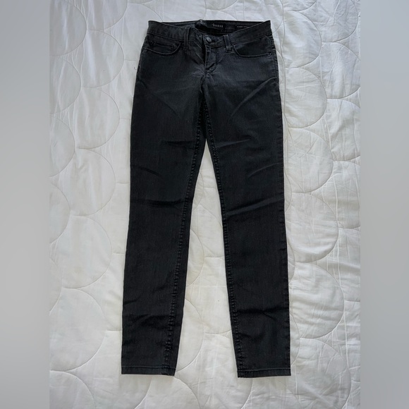 Guess Denim - Guess - power skinny low black jeans - 26 regular